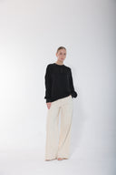 Black Silk Movement Blouse