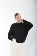 Black Silk Movement Blouse