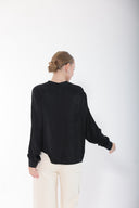 Black Silk Movement Blouse