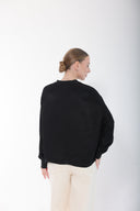 Black Silk Movement Blouse