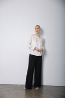 Cream Glow Flow Blouse