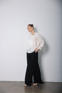 Cream Glow Flow Blouse