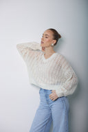 Soft Wool Cashmer Blouse