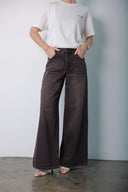 Chocolate  wide leg  jeans