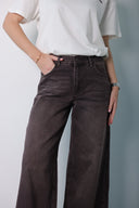 Chocolate  wide leg  jeans