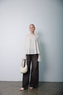 Chocolate  wide leg  jeans