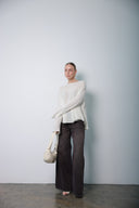 Chocolate  wide leg  jeans