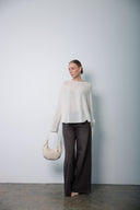 Chocolate  wide leg  jeans