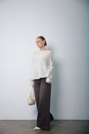 Over Size Wool cashmer Blouse