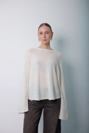 Over Size Wool cashmer Blouse