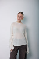 Over Size Wool cashmer Blouse