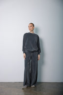 Anthracite Soft Casual Blouse
