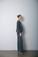 Anthracite Soft Casual Blouse