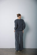Anthracite Soft Casual Blouse