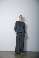 Anthracite Soft Casual Blouse