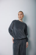 Anthracite Soft Casual Blouse