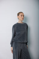 Anthracite Soft Casual Blouse
