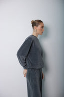 Anthracite Soft Casual Blouse