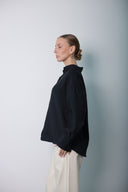 Comfort Touch Black Modal Shirt