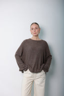 Over Size Wool cashmer Blouse