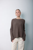 Over Size Wool cashmer Blouse