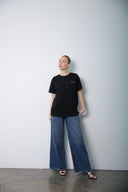 Dark Bule wide leg  jeans