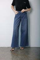 Dark Bule wide leg  jeans