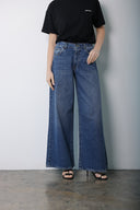 Dark Bule wide leg  jeans