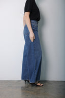 Dark Bule wide leg  jeans