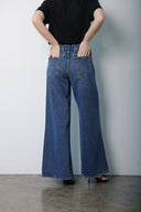 Dark Bule wide leg  jeans