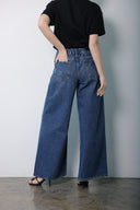 Dark Bule wide leg  jeans