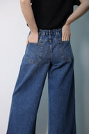 Dark Bule wide leg  jeans