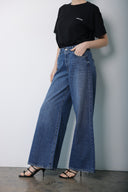 Dark Bule wide leg  jeans