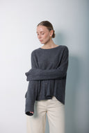 Over Size Wool cashmer Blouse