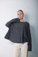 Over Size Wool cashmer Blouse