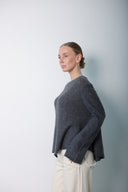 Over Size Wool cashmer Blouse