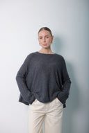 Over Size Wool cashmer Blouse