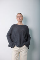 Over Size Wool cashmer Blouse