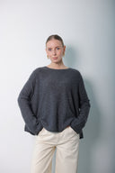 Over Size Wool cashmer Blouse