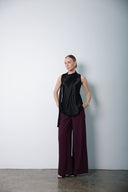 Deep Burgundy Power Pants