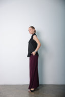 Deep Burgundy Power Pants