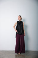 Deep Burgundy Power Pants