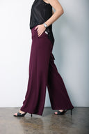 Deep Burgundy Power Pants