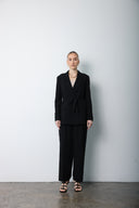 Midnight Statement Blazer Suit Set