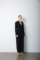 Midnight Statement Blazer Suit Set
