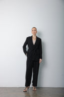 Midnight Statement Blazer Suit Set