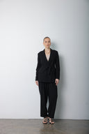 Midnight Statement Blazer Suit Set