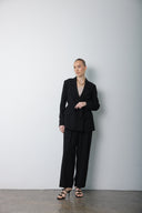 Midnight Statement Blazer Suit Set