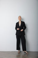 Midnight Statement Blazer Suit Set