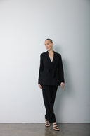 Midnight Statement Blazer Suit Set